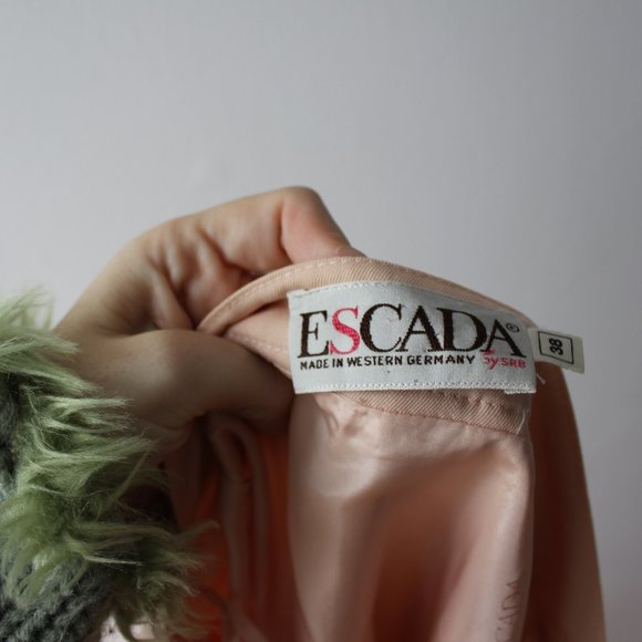 Vintage 80's Escada 2-Piece Suit Skirt Set - Picture 14 of 17